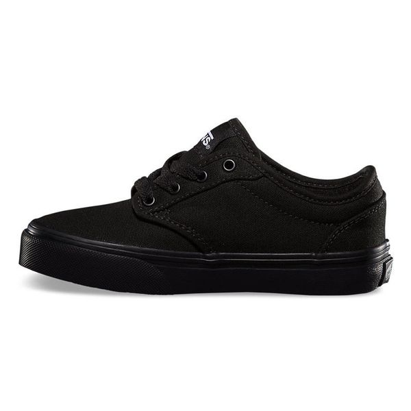 vans negras enteras mujer