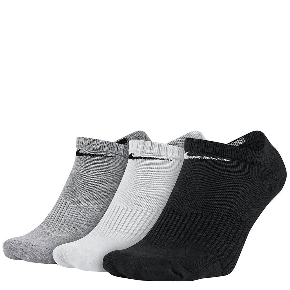 Calcetines Unisex Nike LifeStyle Cushion No Show Negro Gris New Balance Performance's No Show Calcetines de running