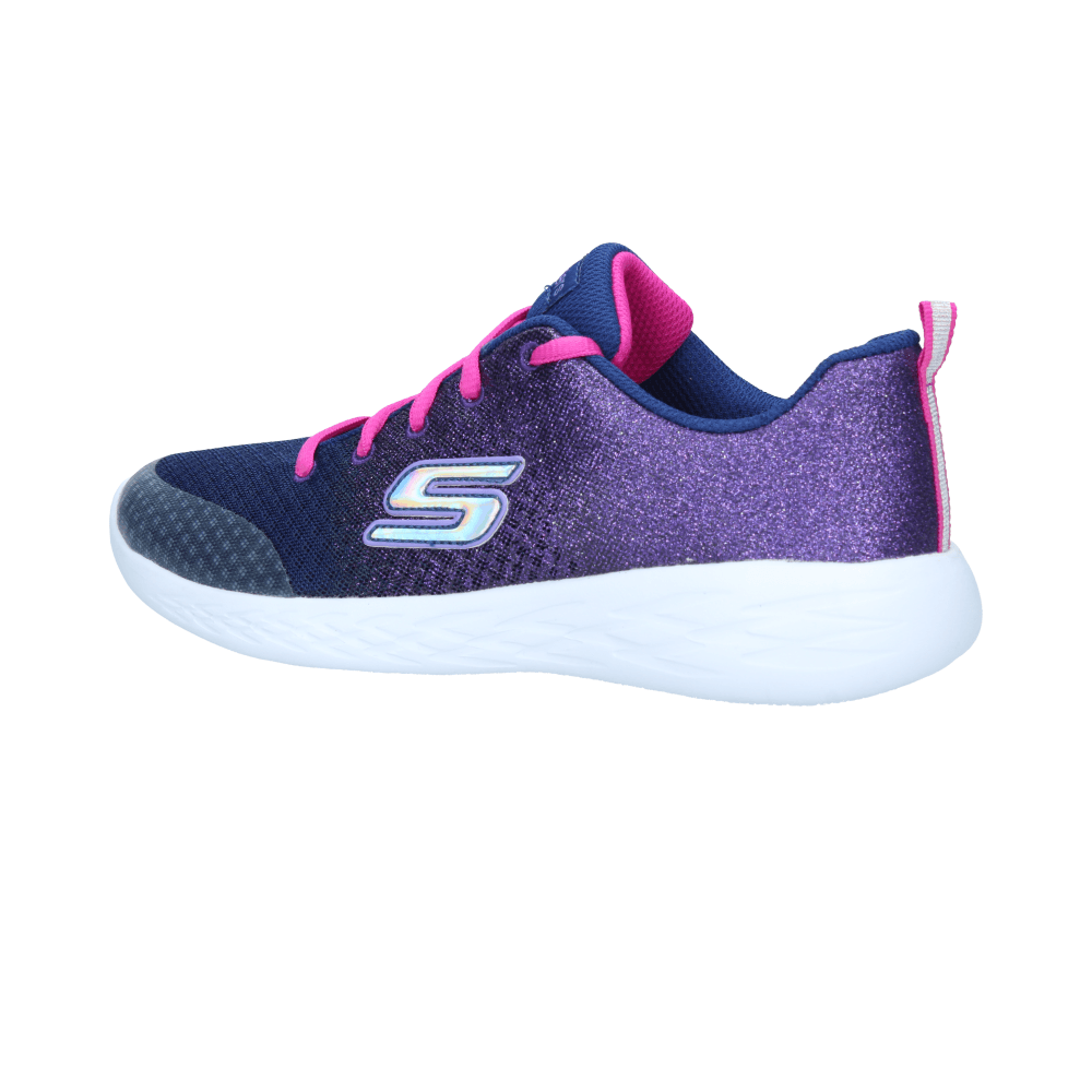 Zapatilla Skechers Niñas Urbana Go Run 600 Sparkle Speed Negro Morado - Patuelli skechers go run 600 mujer