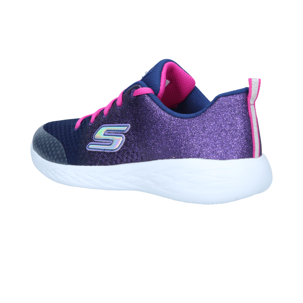 Zapatilla Skechers Niñas Urbana Go Run 600 Sparkle Speed Negro Morado - Patuelli skechers go run 600 mujer